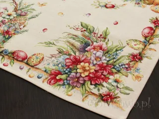 Serweta gobelinowa 98x98 „Wielkanocny stroik”