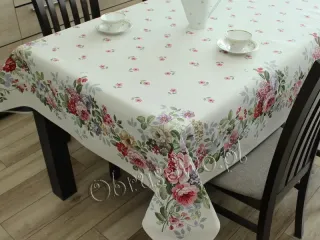 Obrus gobelin 140x350 RÓŻA ANGIELSKA