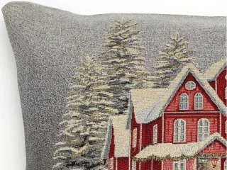 Poszewka świąteczna CZERWONY DOMEK 45x45