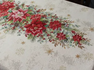 Obrus świąteczny 140x240 gobelin "Gwiazda betlejemska 3"