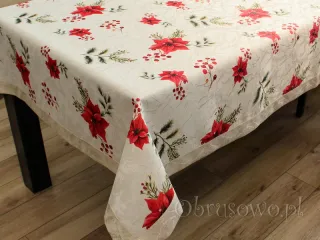 Obrus świąteczny 140x200 "Gwiazda betlejemska"