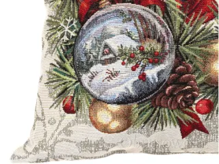 Poszewka świąteczna gobelinowa 45x45 "Stroik"