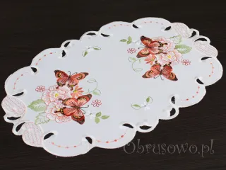 Bieżnik haftowany 30x70 "Motyle"