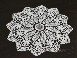 Serwetka gipiurowa Ø 30 biała