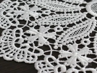 Serwetka gipiurowa Ø 30 biała