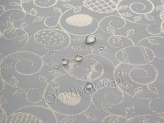 Luksusowy obrus wielkanocny 140x300 złoty