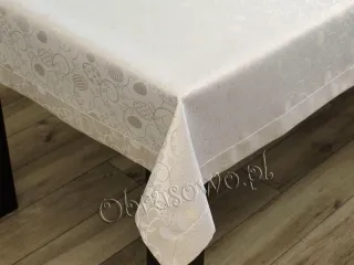 Luksusowy obrus wielkanocny 140x300 złoty