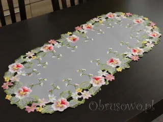 Bieżnik haftowany 40x85 