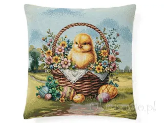 Poszewka wielkanocna gobelinowa „Piskle” 45x45