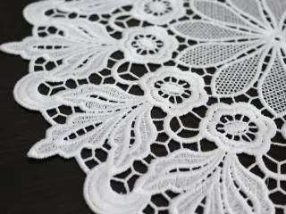 Serwetka gipiurowa Ø 40 biała