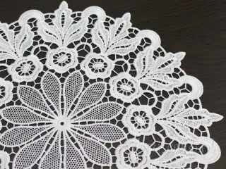 Serwetka gipiurowa Ø 40 biała