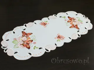 Bieżnik haftowany 30x70 "Motyle"