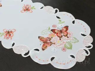 Bieżnik haftowany 30x70 "Motyle"