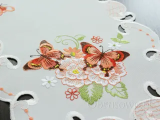 Bieżnik haftowany 30x70 "Motyle"