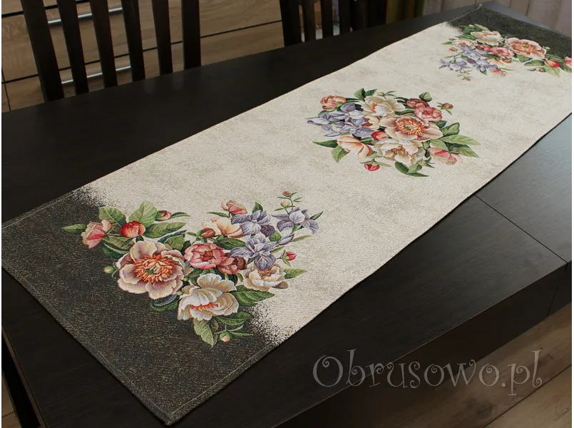 Bieżnik Gobelinowy 42x140 „Bukiet”