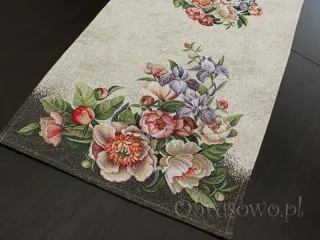 Bieżnik gobelinowy 38x100 „Bukiet”