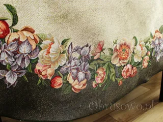 Okrągły obrus gobelin Ø 165 "Bukiet"