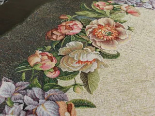 Okrągły obrus gobelin Ø 165 "Bukiet"