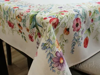 Obrus gobelinowy 140x240 FOLK KWIATY