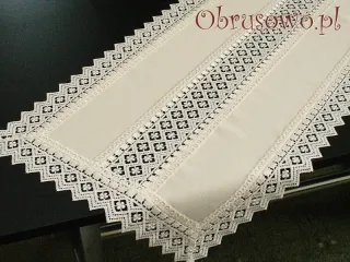 Bieżnik z gipiurą "wstawka" 40x90 ekri