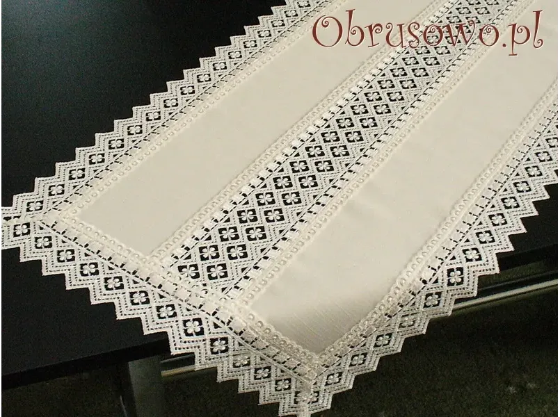 Bieżnik z gipiurą "wstawka" 40x120 ekri