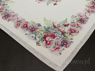 Serweta gobelinowa 98x98 "Margaretki"