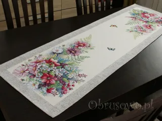 Bieżnik gobelinowy 42x140 "Margaretka"