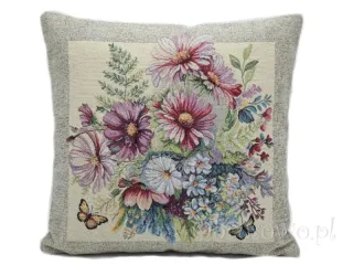 Poszewka gobelinowa 45x45 "Margaretki"