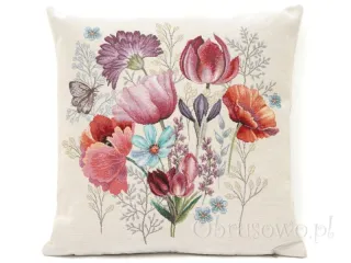 Poszewka gobelinowa 45x45 WIOSNA