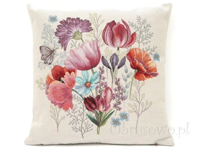 Poszewka gobelinowa 45x45 WIOSNA
