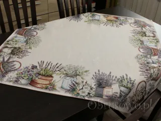 Gobelinowa serweta 98x98 "Polny ogródek"
