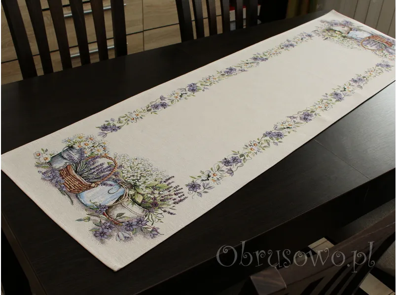 Gobelinowy bieżnik 42x140 "Polny ogródek"