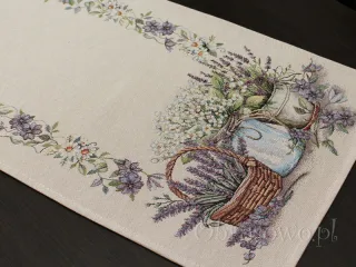 Gobelinowy bieżnik 38x100 "Polny ogródek"