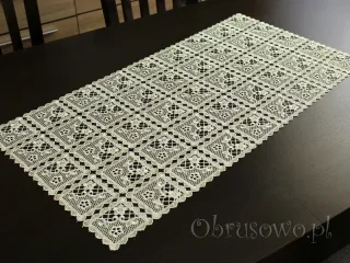 Bieżnik gipiurowy 40x80 VERA ekri