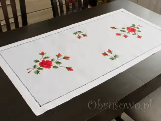 Bieżnik 50x100 haft ręczny 
