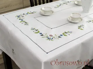 Obrus z haftem kaszubskim 145x205