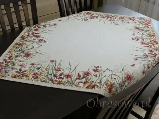 Serweta gobelinowa 98x98 JEŚIENNE KWIATY