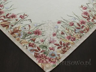 Serweta gobelinowa 98x98 JEŚIENNE KWIATY
