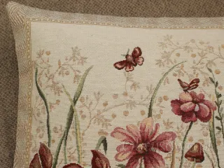 Poszewka gobelinowa 45x45 JESIENNE KWIATY