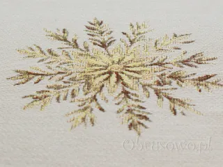 Obrus gobelinowy świąteczny 140x250 "Kratka"