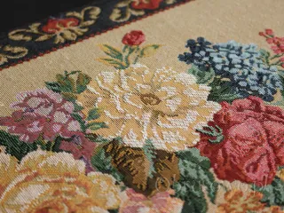 Serweta gobelinowa 30x45 podkładka "Róże na beżu"