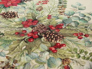 Świąteczny obrus gobelinowy 140x180 XMAS