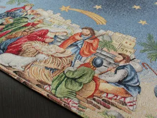 Serweta świąteczna 90x90 gobelin "Święta Rodzina"