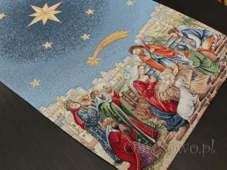 Bieżnik świąteczny 45x100 gobelin "Święta Rodzina"