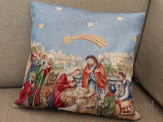 Poszewka świąteczna gobelinowa 