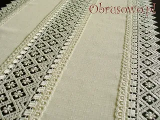 Bieżnik z gipiurą "wstawka" 50x100 ekri