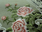 Długi bieżnik haftowany 40x160 "Róże"