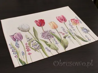 Serweta gobelinowa podkładka 40x50 "Tulipany"