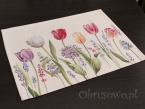 Serweta gobelinowa podkładka 40x50 "Tulipany"